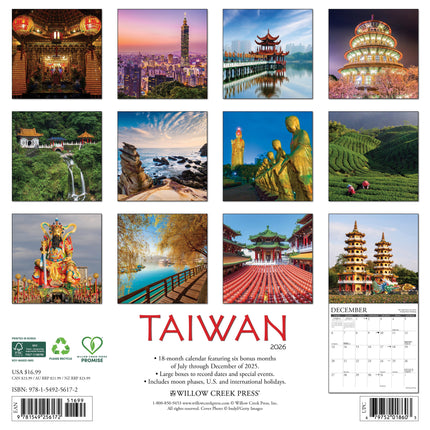 Willow Creek Taiwan Kalender 2026