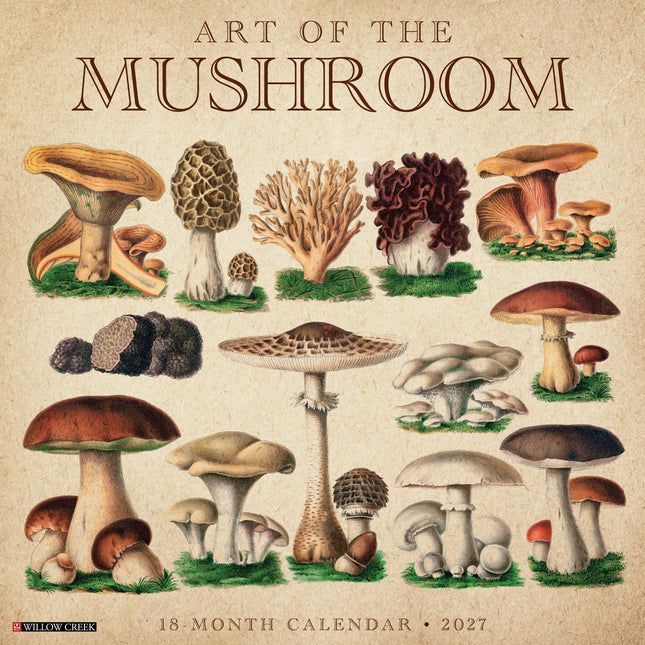 Willow Creek The Art of the Mushroom Kalender 2027