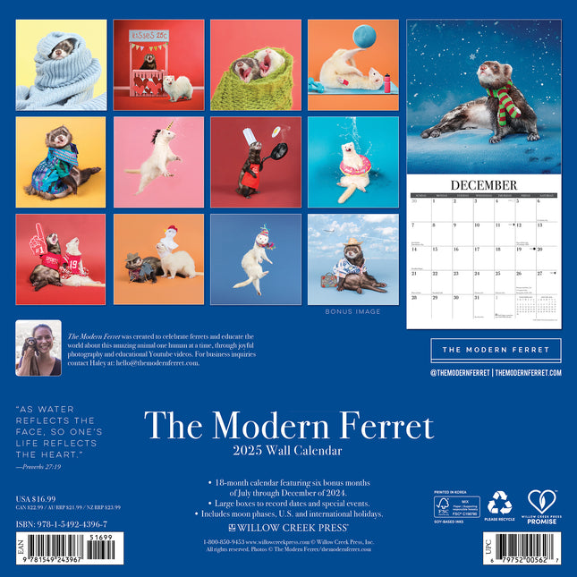 Willow Creek The Modern Ferret Kalender 2025