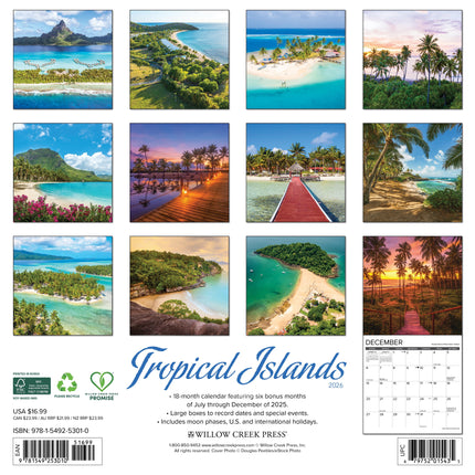 Willow Creek Tropisch Eiland Kalender 2026