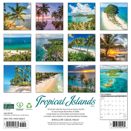 Willow Creek Tropisch Eiland Kalender 2027