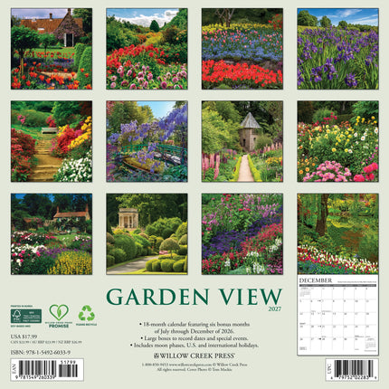 Willow Creek Tuinzicht Kalender 2027