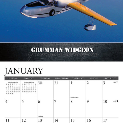 Willow Creek Tweede Wereldoorlog Militaire Vliegtuigen Kalender 2026 Mini