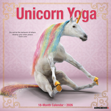 Willow Creek Unicorn Yoga Kalender 2026