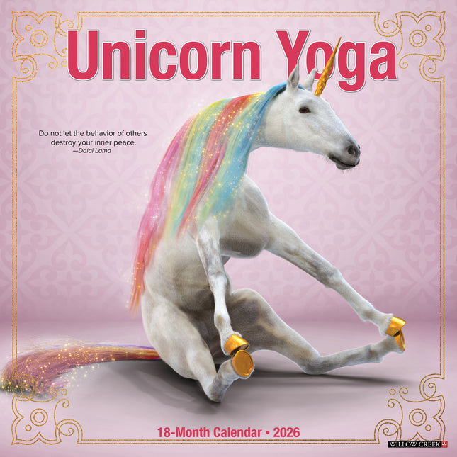 Willow Creek Unicorn Yoga Kalender 2027
