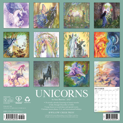 Willow Creek Unicorns Kalender 2027