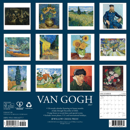 Willow Creek van Gogh Kalender 2027