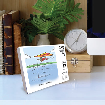 Willow Creek Vissen Cartoon Scheurkalender 2026 Boxed