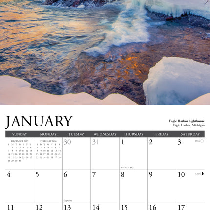 Willow Creek Vuurtorens bij Grote Meren Kalender 2026