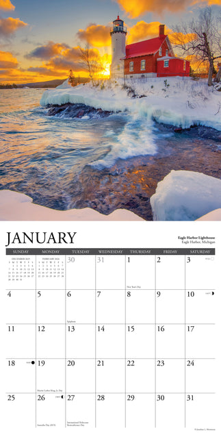 Willow Creek Vuurtorens bij Grote Meren Kalender 2026