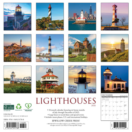 Willow Creek Vuurtorens Kalender 2026