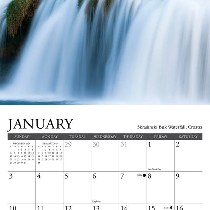 Willow Creek Watervallen Kalender 2027 Mini