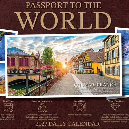 Willow Creek Wereld Bestemmingen Scheurkalender 2027 Boxed