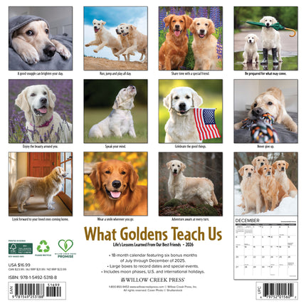 Willow Creek What Goldens Teach Us Kalender 2027