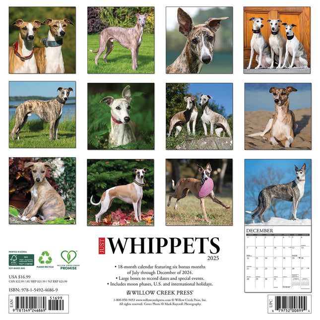 Willow Creek Whippet Kalender 2025