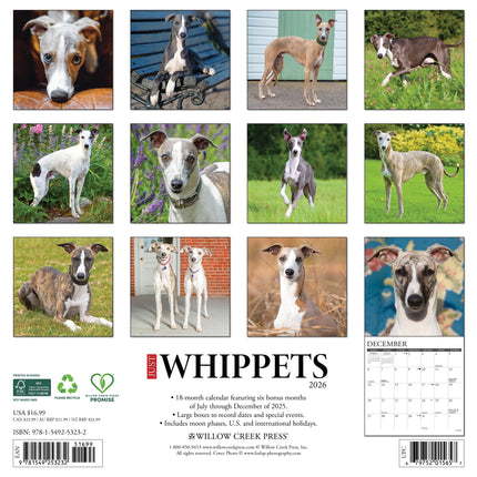 Willow Creek Whippet Kalender 2026