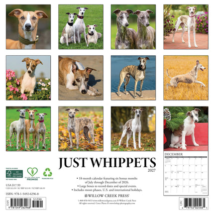 Willow Creek Whippet Kalender 2027
