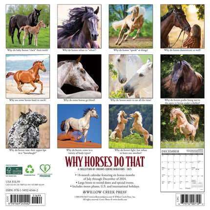Willow Creek Why Horses Do That Kalender 2025