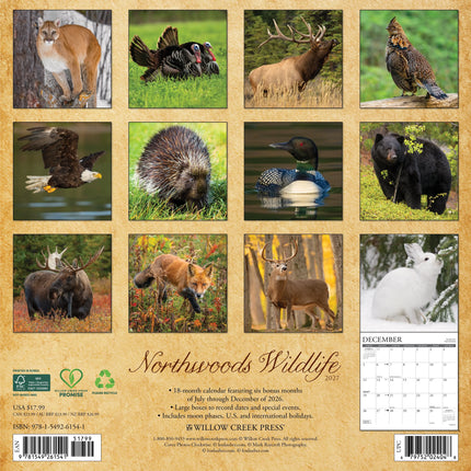 Willow Creek Wilde Dieren in het Noorden Kalender 2027
