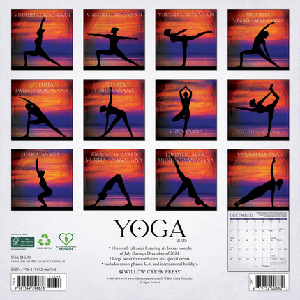 Willow Creek Yoga Kalender 2025