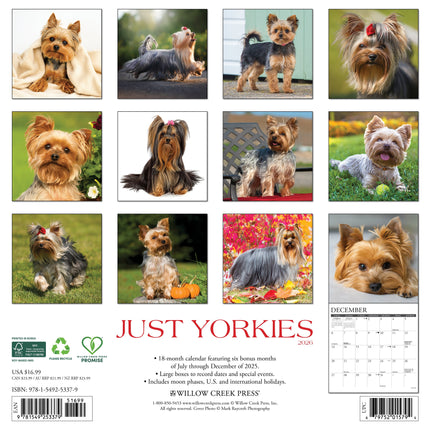 Willow Creek Yorkshire Terrier Kalender 2027