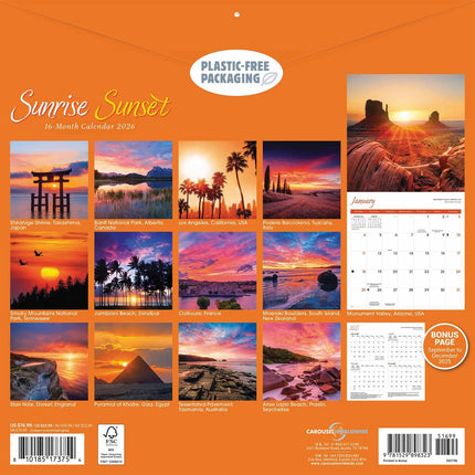 Willow Creek Zonsondergang Kalender 2026