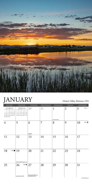 Willow Creek Zonsondergang Kalender 2026 Mini